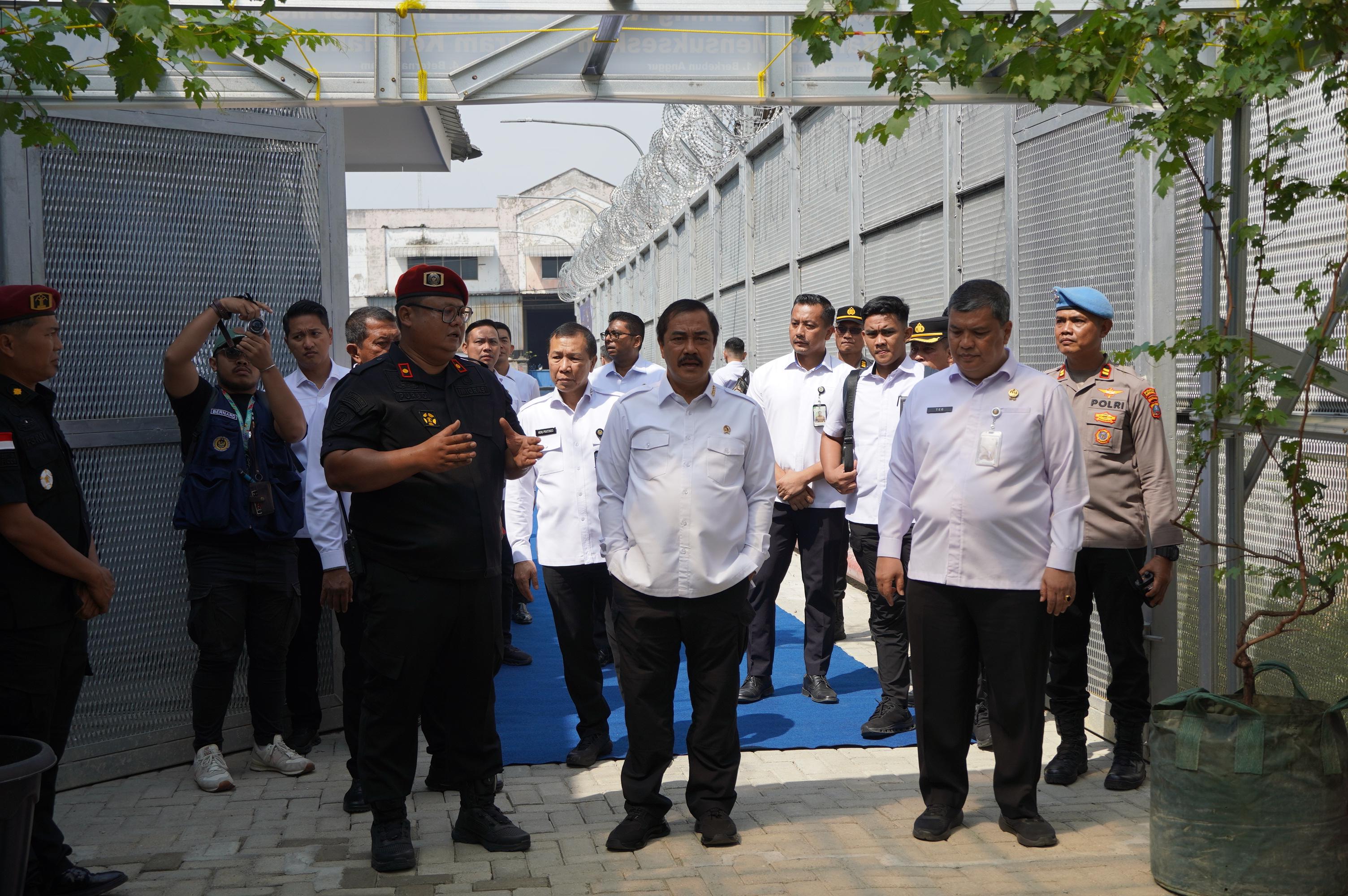 Kunjungan Kerja Menteri Imigrasi dan Pemasyarakatan Pada Rumah Detensi Imigrasi Medan